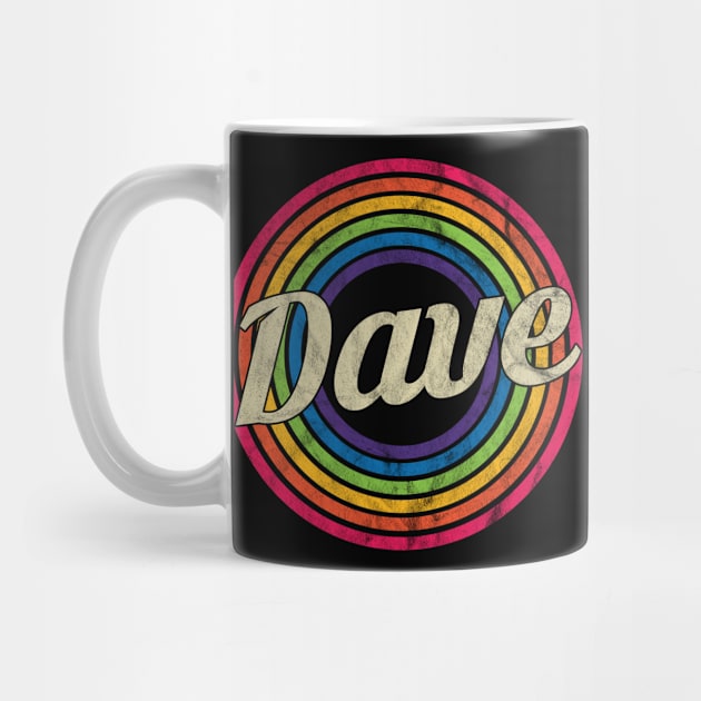 Dave - Retro Rainbow Faded-Style by MaydenArt